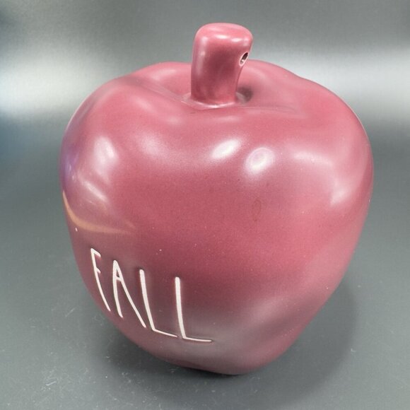 Rae Dunn Decorative Ceramic Apple Figurine Decor Artisan Collection Marked Fall - Picture 6 of 9